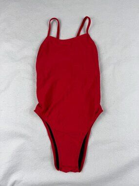 Jolyn Red "Chevy" One Piece With Fixed-Back Size 28